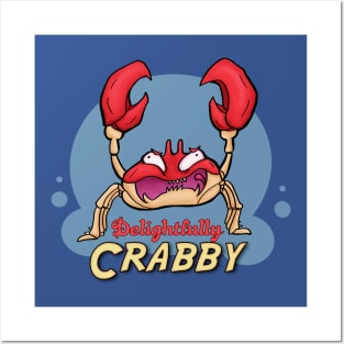 Delightfully Crabby Posters and Art